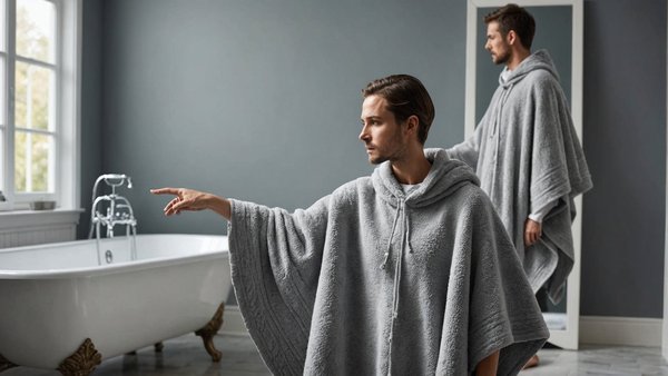 Le poncho de bain idéal : style et douceur après chaque bain